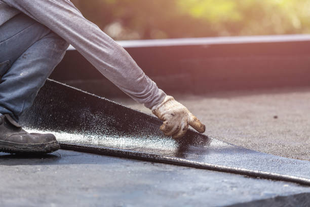 Professional Waterproofing technician working in Champlin, MN